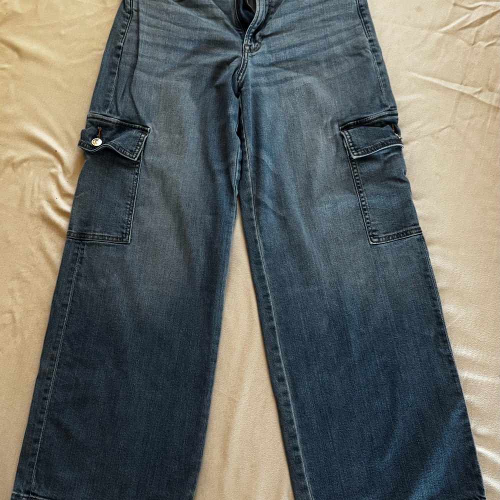 American Eagle Outfitters Dark Blue Flare Jeans